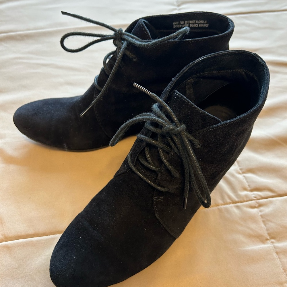 Clarks Black Ankle Boots